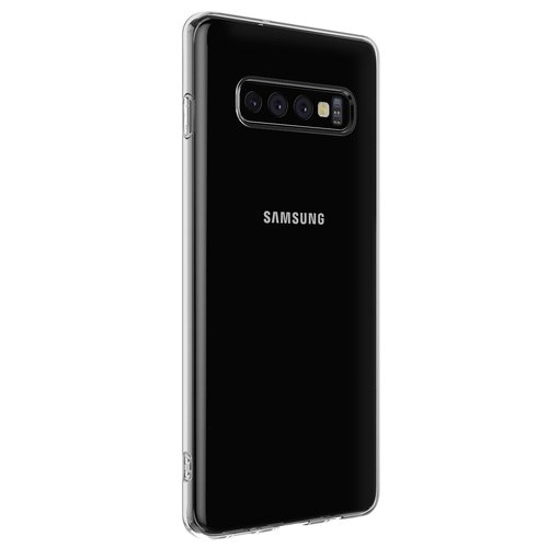 Microsonic Samsung Galaxy S10 Plus Kılıf Transparent Soft Beyaz