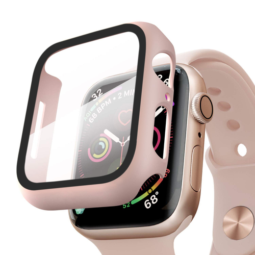 Microsonic Apple Watch SE 3 40mm Kılıf Matte Premium Slim WatchBand Rose Gold
