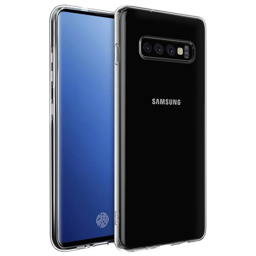 Microsonic Samsung Galaxy S10 Kılıf Transparent Soft Beyaz