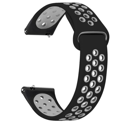 Microsonic Xiaomi Watch 5 Rainbow Gently Band Kordon Siyah Gri