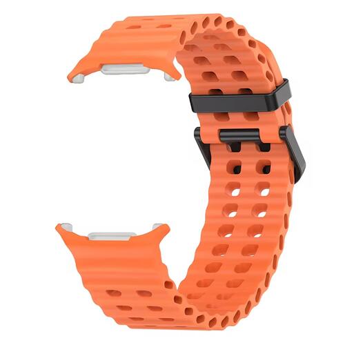 Microsonic Samsung Galaxy Watch Ultra 2025 Kordon Flexi Sport Turuncu