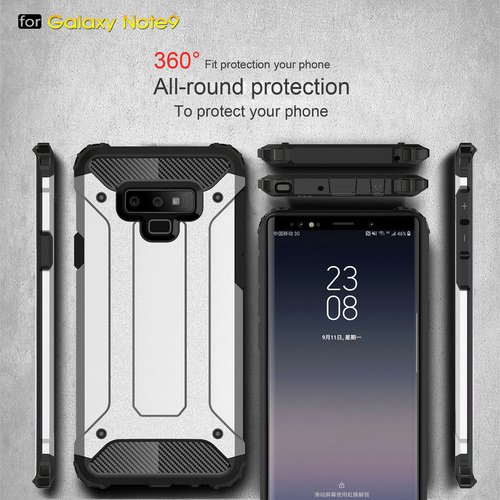 Microsonic Samsung Galaxy Note 9 Kılıf Rugged Armor Gold