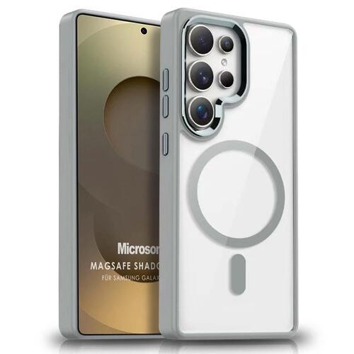 Microsonic Samsung Galaxy S25 Ultra Kılıf MagSafe Shadow Planet Gri