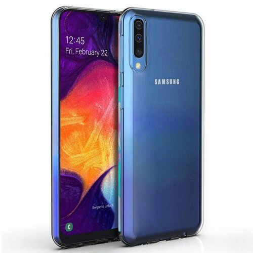 Microsonic Samsung Galaxy A50 Kılıf Transparent Soft Beyaz