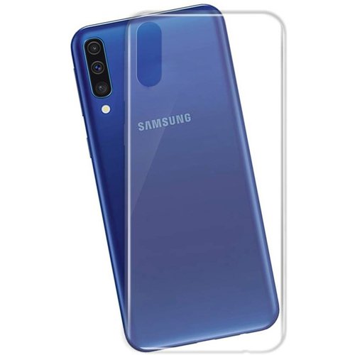 Microsonic Samsung Galaxy A50 Kılıf Transparent Soft Beyaz