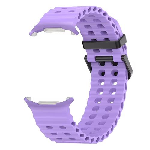 Microsonic Samsung Galaxy Watch Ultra 2025 Kordon Flexi Sport Lila