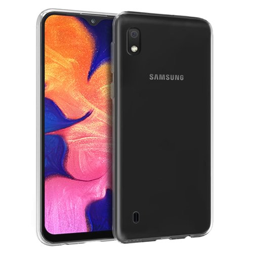 Microsonic Samsung Galaxy A10 Kılıf Transparent Soft Beyaz