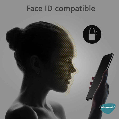 Microsonic Realme 7 Privacy 5D Gizlilik Filtreli Cam Ekran Koruyucu Siyah