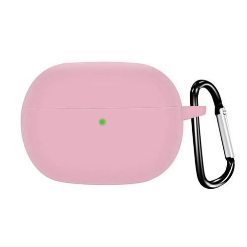 Microsonic Xiaomi Redmi Buds 8 Pro Kılıf Askılı Mat Silikon Pembe