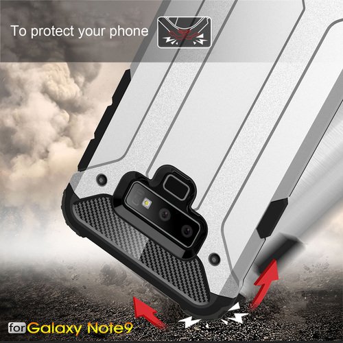 Microsonic Samsung Galaxy Note 9 Kılıf Rugged Armor Siyah