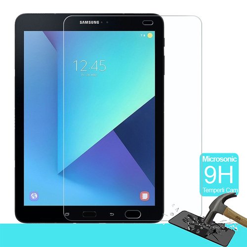 Microsonic Samsung Galaxy Tab S3 9.7'' T820/T825 Temperli Cam Ekran koruyucu Kırılmaz film