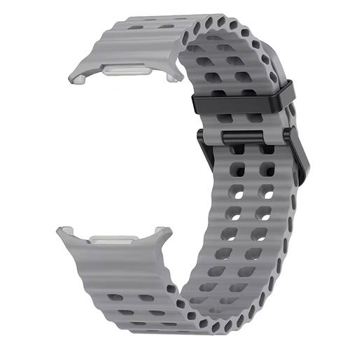 Microsonic Samsung Galaxy Watch Ultra 2025 Kordon Flexi Sport Gri