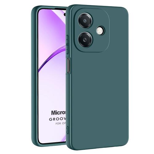 Microsonic Oppo A3 Kılıf Groovy Soft Koyu Yeşil