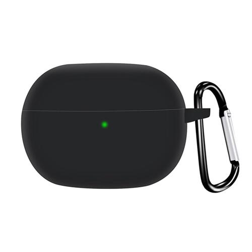 Microsonic Xiaomi Redmi Buds 8 Pro Kılıf Askılı Mat Silikon Siyah