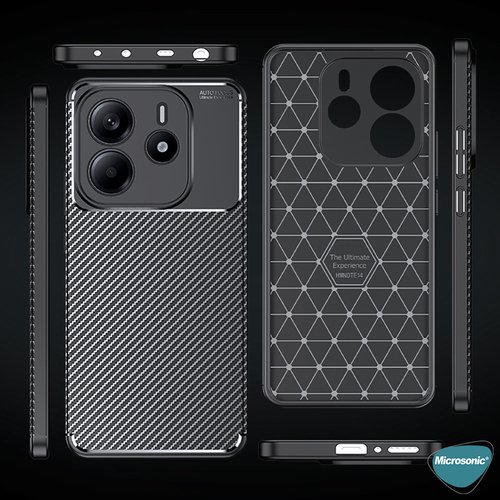 Microsonic Xiaomi Redmi Note 14 5G Kılıf Legion Series Siyah