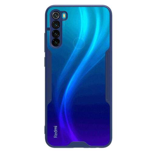 Microsonic Xiaomi Redmi Note 8 Kılıf Paradise Glow Lacivert