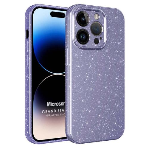 Microsonic Apple iPhone 14 Pro Kılıf Grand Stardust Mor