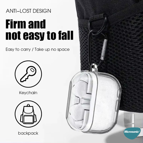 Microsonic Samsung Galaxy Buds 3 FE Kılıf Transparent Clear Soft Şeffaf