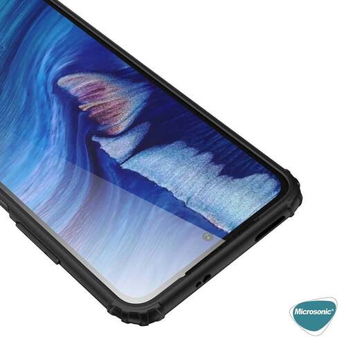 Microsonic Samsung Galaxy S23 Kılıf Frosted Frame Siyah