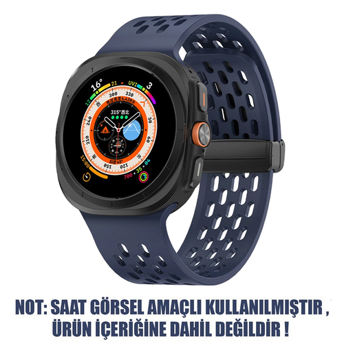 Microsonic Samsung Galaxy Watch Ultra 2025 Kordon Orbit Oceanic Lacivert