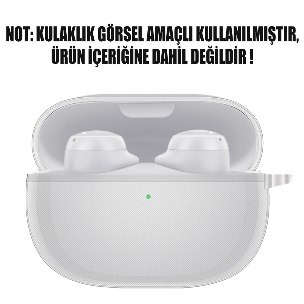 Microsonic Xiaomi Redmi Buds 8 Pro Kılıf Transparent Clear Soft Şeffaf