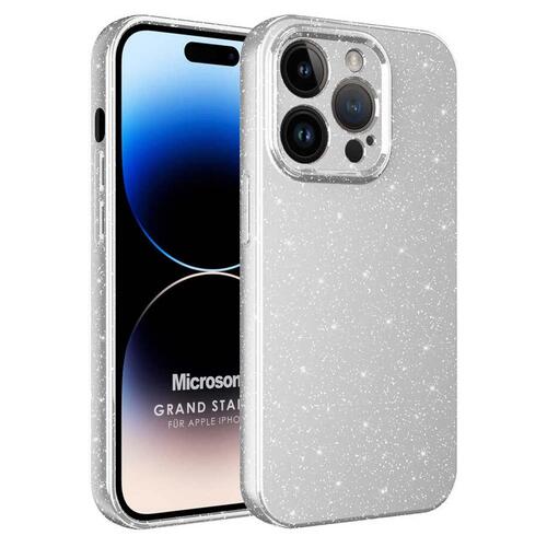 Microsonic Apple iPhone 14 Pro Kılıf Grand Stardust Gümüş