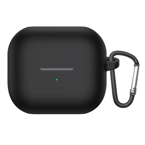 Microsonic Samsung Galaxy Buds 3 FE Kılıf Askılı Mat Silikon Siyah