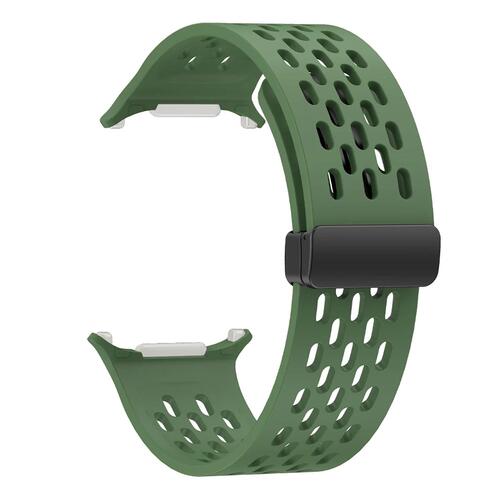 Microsonic Samsung Galaxy Watch Ultra 2025 Kordon Orbit Oceanic Koyu Yeşil