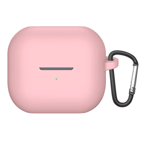 Microsonic Samsung Galaxy Buds 3 FE Kılıf Askılı Mat Silikon Pembe