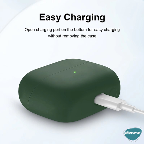 Microsonic Samsung Galaxy Buds 3 FE Kılıf Askılı Mat Silikon Pembe