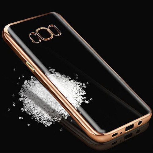 Microsonic Samsung Galaxy S8 Plus Kılıf Flexi Delux Rose Gold