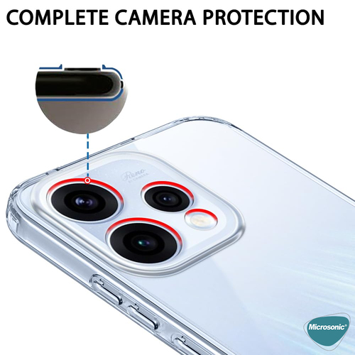 Microsonic Oppo Reno 15 5G Kılıf Transparent Soft Şeffaf