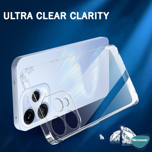Microsonic Oppo Reno 15 5G Kılıf Transparent Soft Şeffaf