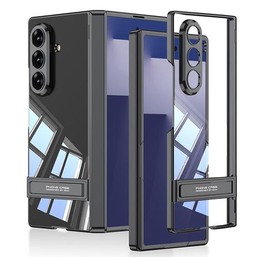 Microsonic Samsung Galaxy Z Fold 7 Kılıf Clarity Stand Siyah