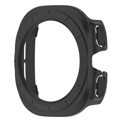 Microsonic Samsung Galaxy Watch Ultra 2025 Kılıf 360 Full Round Soft Silicone Siyah