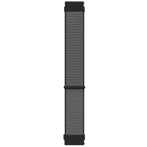 Microsonic Garmin Forerunner 158 Hasırlı Kordon Woven Sport Loop Gri