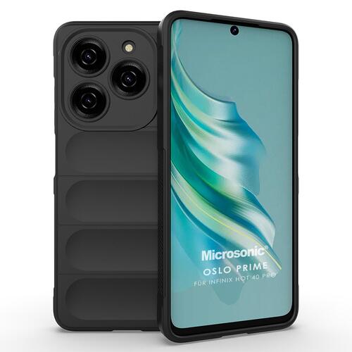 Microsonic Infinix Hot 40 Kılıf Oslo Prime Siyah