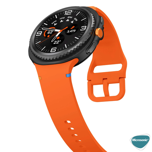Microsonic Samsung Galaxy Watch Ultra Kordon ProMotion Sport Turuncu