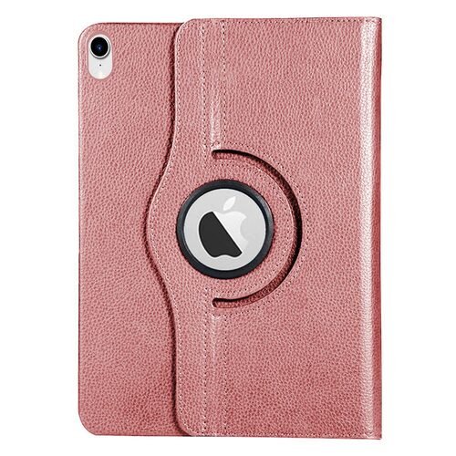 Microsonic Apple iPad Mini 7 Kılıf (A2993-A2995) 360 Rotating Stand Deri Rose Gold