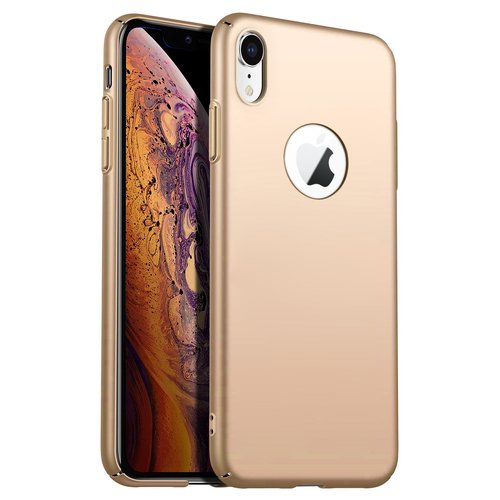 Microsonic Apple iPhone XR Kılıf Premium Slim Gold