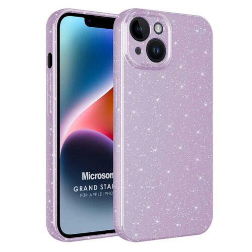 Microsonic Apple iPhone 14 Kılıf Grand Stardust Lila
