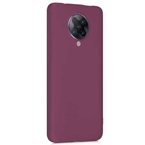 Microsonic Matte Silicone Xiaomi Redmi K30 Pro Kılıf Mor