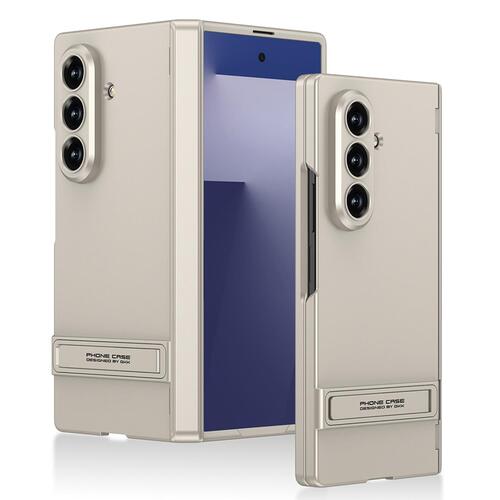 Microsonic Samsung Galaxy Z Fold 7 Kılıf Fusion Stand Bej