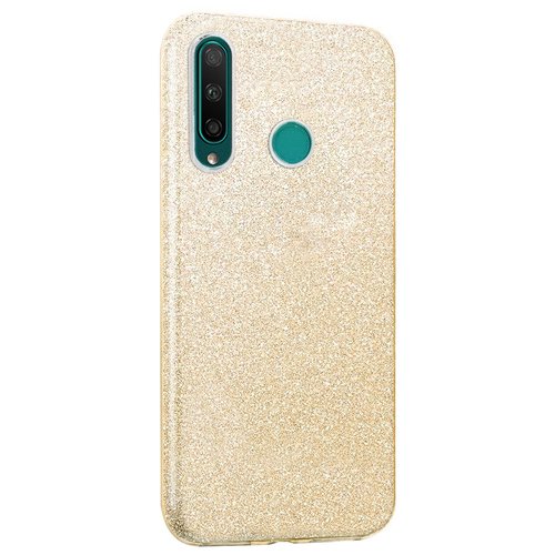 Microsonic Huawei P40 Lite E Kılıf Sparkle Shiny Gold