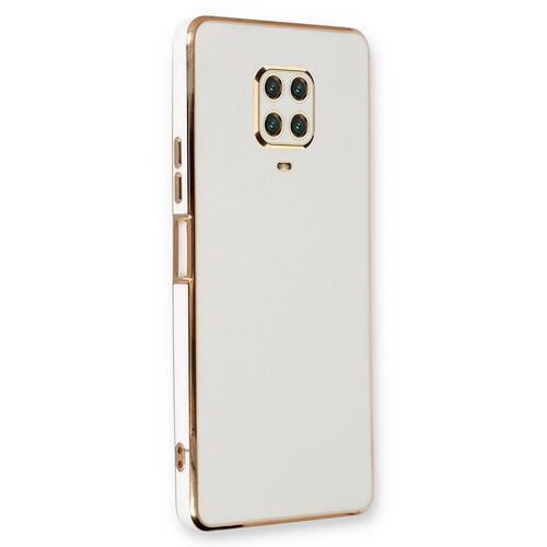 Microsonic Xiaomi Redmi Note 9 Pro Kılıf Olive Plated Beyaz