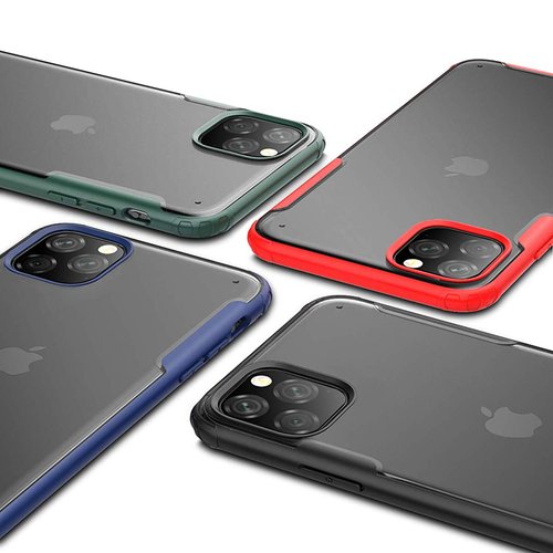 Microsonic Apple iPhone 11 Pro Max (6.5'') Kılıf Frosted Frame Yeşil