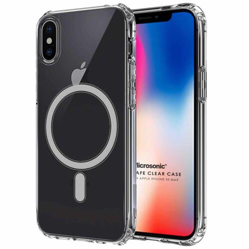 Microsonic Apple iPhone XS Max Kılıf MagSafe Clear Soft Şeffaf