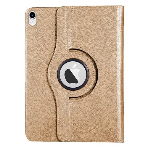 Microsonic Apple iPad Mini 7 Kılıf (A2993-A2995) 360 Rotating Stand Deri Gold