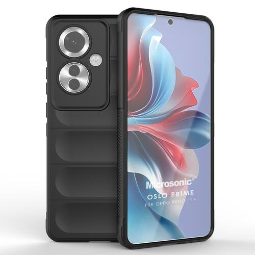 Microsonic Oppo Reno 11F Kılıf Oslo Prime Siyah