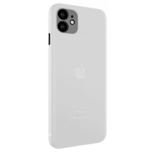 Microsonic Apple iPhone 11 Kılıf Peipe Matte Silicone Beyaz